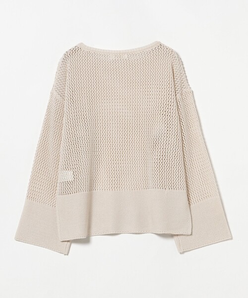 BEAMS HEART（ビームスハート）の「メッシュ オーバー ニット（ニット/セーター・レディース・ブラウン系その他4/ブラック/ホワイト系その他5・FREE）」の18枚目の写真
