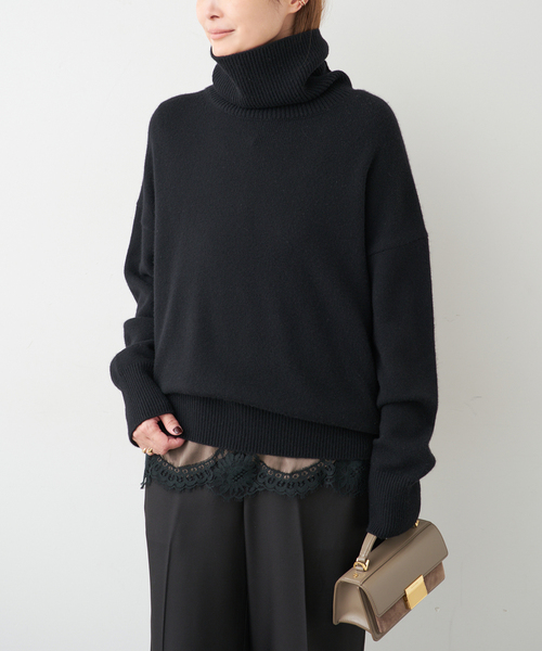 【定価約4万✨】Deuxieme Classe ミドルゲージタートルニット ミドルゲージタートル（ニット/セーター）｜Deuxieme Classe