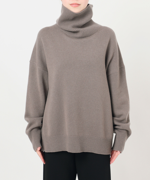 【美品】大人気DeuxiemeClasseタートルニットセーター 薄手 ミドルゲージタートル（ニット/セーター）｜Deuxieme Classe