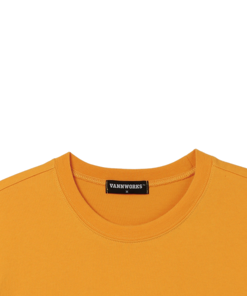 VANNWORKS(バンワークス)の「ベーシックロゴVER.2オーバーサイズ半袖Tシャツ(VS0105)イエロー/ホワイト(Tシャツ/カットソー・レディース・その他・LARGE/MEDIUM)」の3枚目の写真