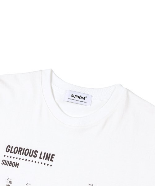 SUIBOM(スイボム)の「グロリアスライン 半袖Tシャツ - オフホワイト(Tシャツ/カットソー・レディース・その他・LARGE)」の3枚目の写真