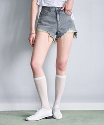 カットオフヴィンテージデニムショーツ [VINTAGE BLUE]