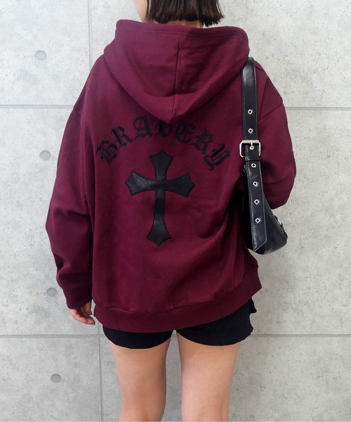 LGB back cross バッククロス パーカー lgb #lgb back cross size1 フード付き