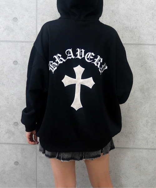 セール】バッククロスジップパーカー（パーカー）｜FUN（ファン）の