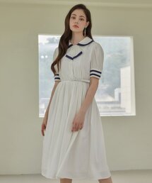 22HS ジュリ26 スマイル マリンワンピース アイボリー