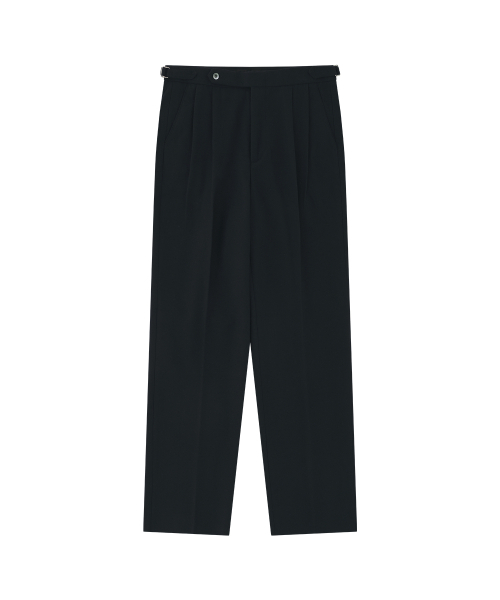 BELLIEF(ベリーフ)の「Wool Flannel adjust relaxed pants (Navy)(スラックス・メンズ・その他・MEDIUM/LARGE/X-LARGE)」の1枚目の写真
