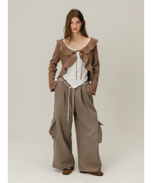 PIGMENT CARGO SWEATPANTS / BROWN