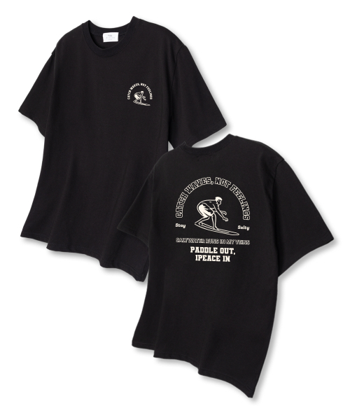 TI.GLAKE(ティーグレイク)の「ナットフィリング オーバーサイズ 半袖Tシャツ ブラック(Tシャツ/カットソー・レディース・その他・LARGE/X-LARGE/XX-LARGE)」の1枚目の写真