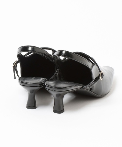 mysty woman（ミスティウーマン）の「バックストラップミュール 639499（サンダル・レディース・オフホワイト/ブラック・MEDIUM/LARGE）」の20枚目の写真