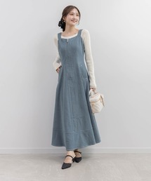 RANDA | デニムフレアワンピース(ワンピース)