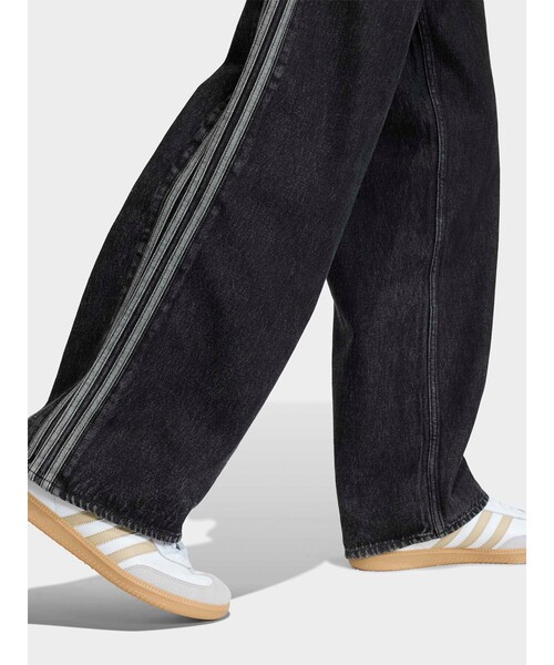 adidas（アディダス）の「【ADIDAS ORIGINALS / アディダスオリジナルス】 ADICOLOR DENIM FIREBIRD PANTS / デニム ファイヤーバードパンツ（デニムパンツ・メンズ・ブラック/インディゴブルー・M/L/XL）」の6枚目の写真