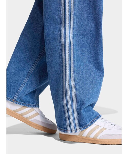 adidas（アディダス）の「【ADIDAS ORIGINALS / アディダスオリジナルス】 ADICOLOR DENIM FIREBIRD PANTS / デニム ファイヤーバードパンツ（デニムパンツ・メンズ・ブラック/インディゴブルー・M/L/XL）」の12枚目の写真