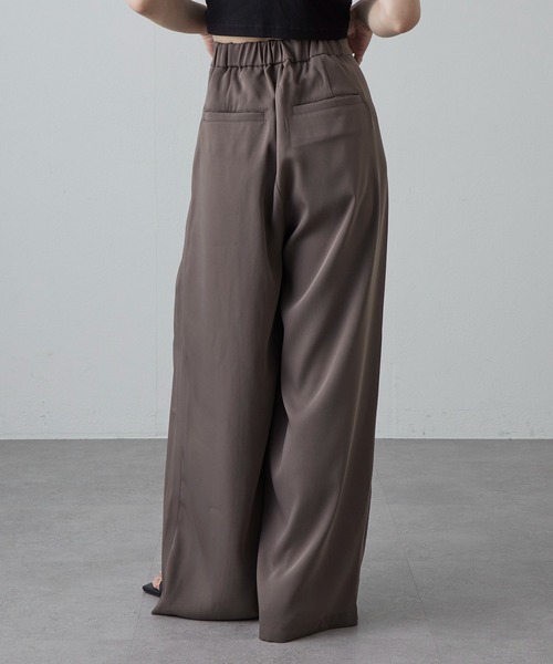 Lui's(ルイス)の「レースアップデザインワイドパンツ(スラックス・レディース・ブラック/グレー・36/38)」の20枚目の写真