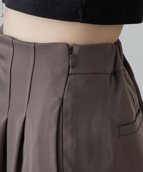 Lui's(ルイス)の「レースアップデザインワイドパンツ(スラックス・レディース・ブラック/グレー・36/38)」の16枚目の写真