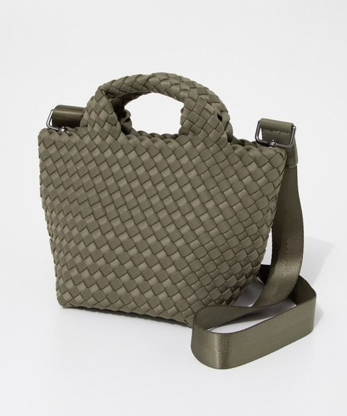 NAGHEDI(ナゲディ)の「NAGHEDI St Barths Petit Tote ナケディ メッシュ 2WAY トートバッグ(トートバッグ・レディース・ベージュ/ダークグレー/ホワイト/グリーン/ブラック/クリーム・FREE)」の6枚目の写真