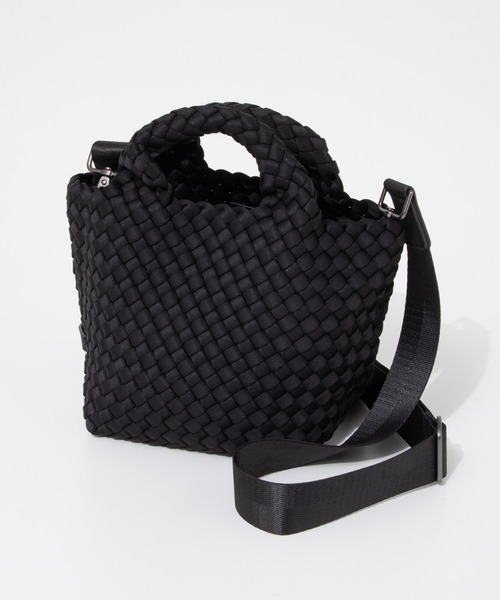 NAGHEDI(ナゲディ)の「NAGHEDI St Barths Petit Tote ナケディ メッシュ 2WAY トートバッグ(トートバッグ・レディース・ベージュ/ダークグレー/ホワイト/グリーン/ブラック/クリーム・FREE)」の1枚目の写真