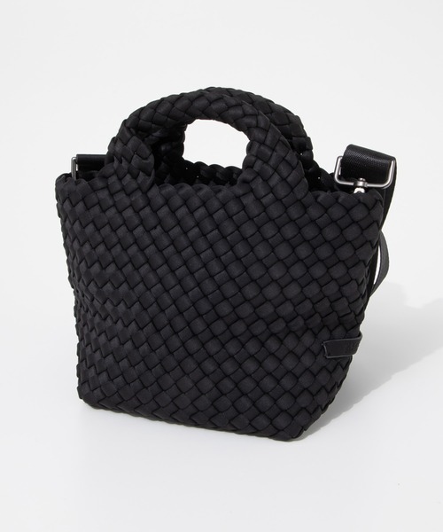 NAGHEDI(ナゲディ)の「NAGHEDI St Barths Petit Tote ナケディ メッシュ 2WAY トートバッグ(トートバッグ・レディース・ベージュ/ダークグレー/ホワイト/グリーン/ブラック/クリーム・FREE)」の8枚目の写真