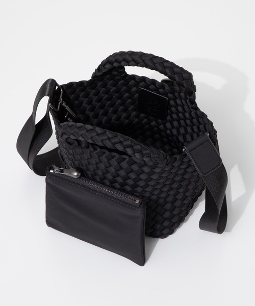 NAGHEDI(ナゲディ)の「NAGHEDI St Barths Petit Tote ナケディ メッシュ 2WAY トートバッグ(トートバッグ・レディース・ベージュ/ダークグレー/ホワイト/グリーン/ブラック/クリーム・FREE)」の9枚目の写真