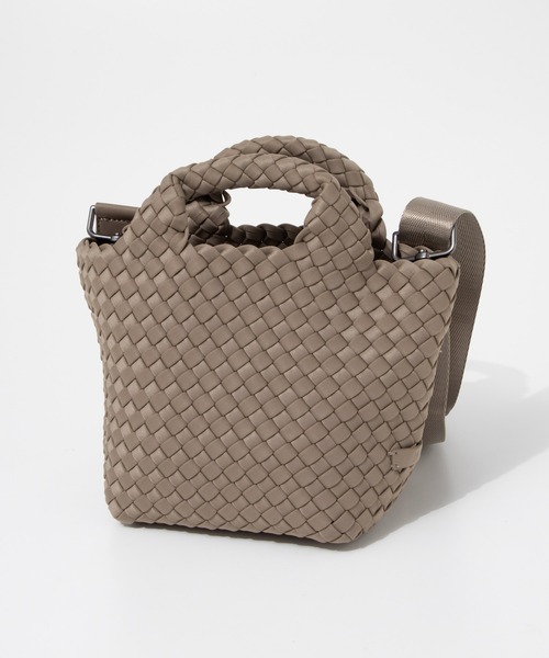 NAGHEDI(ナゲディ)の「NAGHEDI St Barths Petit Tote ナケディ メッシュ 2WAY トートバッグ(トートバッグ・レディース・ベージュ/ダークグレー/ホワイト/グリーン/ブラック/クリーム・FREE)」の10枚目の写真