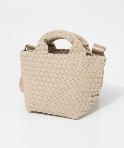 NAGHEDI(ナゲディ)の「NAGHEDI St Barths Petit Tote ナケディ メッシュ 2WAY トートバッグ(トートバッグ・レディース・ベージュ/ダークグレー/ホワイト/グリーン/ブラック/クリーム・FREE)」の13枚目の写真