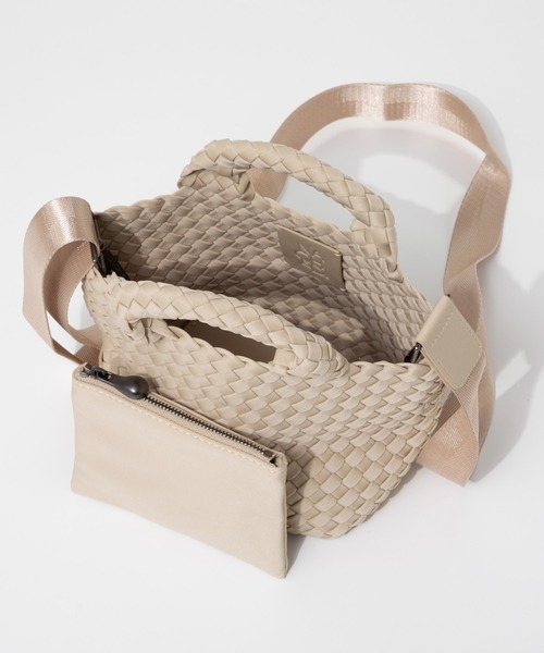 NAGHEDI(ナゲディ)の「NAGHEDI St Barths Petit Tote ナケディ メッシュ 2WAY トートバッグ(トートバッグ・レディース・ベージュ/ダークグレー/ホワイト/グリーン/ブラック/クリーム・FREE)」の20枚目の写真