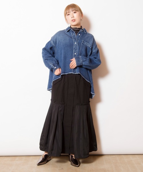 OSMOSIS（オズモーシス）の「タックバルーンスカート（スカート・レディース・ブラック/カーキ/ベージュ・ONE SIZE）」の12枚目の写真