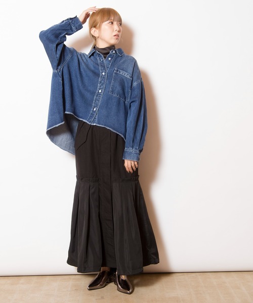 OSMOSIS（オズモーシス）の「タックバルーンスカート（スカート・レディース・ブラック/カーキ/ベージュ・ONE SIZE）」の14枚目の写真