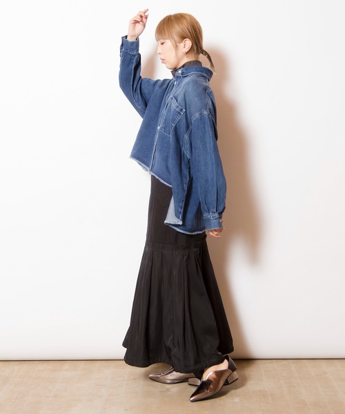 OSMOSIS（オズモーシス）の「タックバルーンスカート（スカート・レディース・ブラック/カーキ/ベージュ・ONE SIZE）」の15枚目の写真