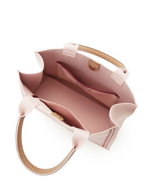 CELFORD（セルフォード）の「CELFORDロゴニットバッグ（トートバッグ・レディース・ライトベージュ/ブラック/ピンク・F）」の10枚目の写真