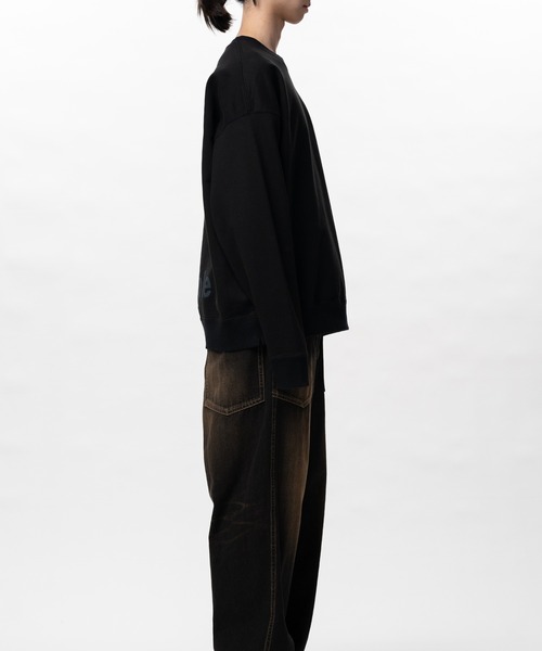 Maison MIHARA YASUHIRO(メゾンミハラヤスヒロ)の「Leon Embroidery Sweatshirt(スウェット・メンズ・ブラック/グレー・46/44/48)」の7枚目の写真