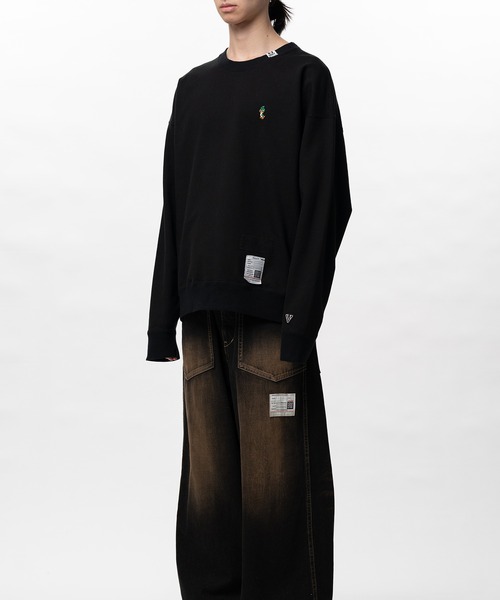 Maison MIHARA YASUHIRO(メゾンミハラヤスヒロ)の「Leon Embroidery Sweatshirt(スウェット・メンズ・ブラック/グレー・46/44/48)」の8枚目の写真