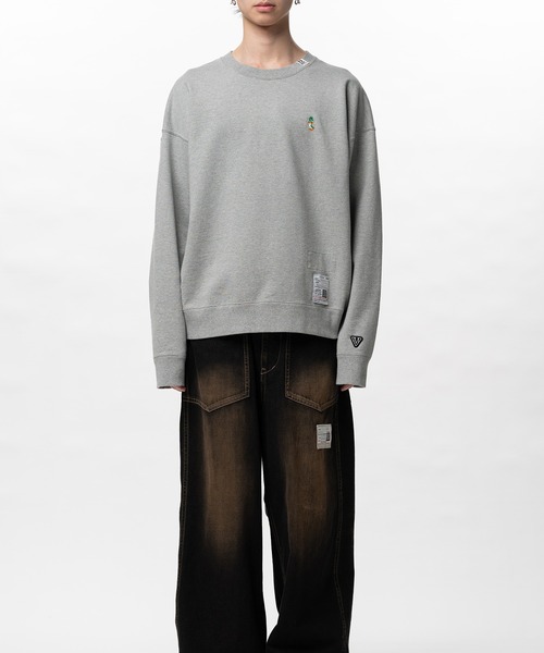 Maison MIHARA YASUHIRO(メゾンミハラヤスヒロ)の「Leon Embroidery Sweatshirt(スウェット・メンズ・ブラック/グレー・46/44/48)」の12枚目の写真