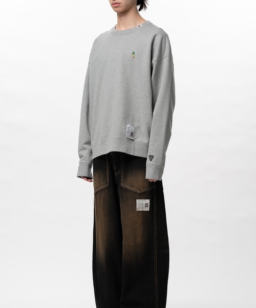 Maison MIHARA YASUHIRO(メゾンミハラヤスヒロ)の「Leon Embroidery Sweatshirt(スウェット・メンズ・ブラック/グレー・46/44/48)」の16枚目の写真