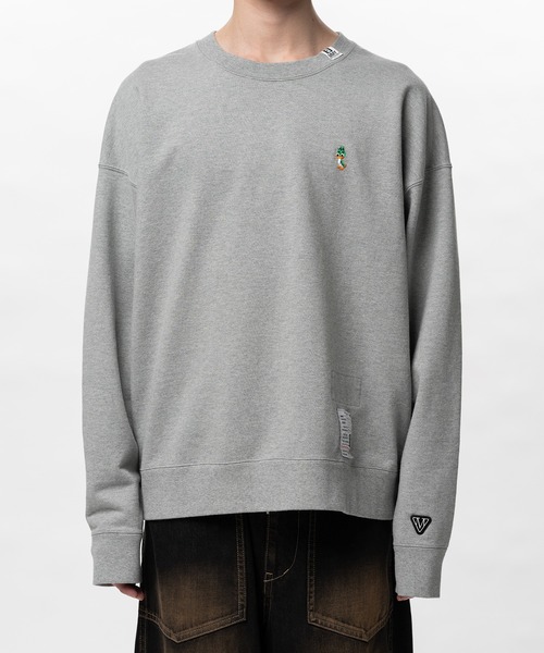 Maison MIHARA YASUHIRO(メゾンミハラヤスヒロ)の「Leon Embroidery Sweatshirt(スウェット・メンズ・ブラック/グレー・46/44/48)」の17枚目の写真