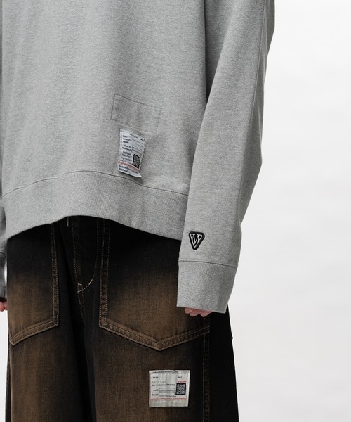 Maison MIHARA YASUHIRO(メゾンミハラヤスヒロ)の「Leon Embroidery Sweatshirt(スウェット・メンズ・ブラック/グレー・46/44/48)」の18枚目の写真