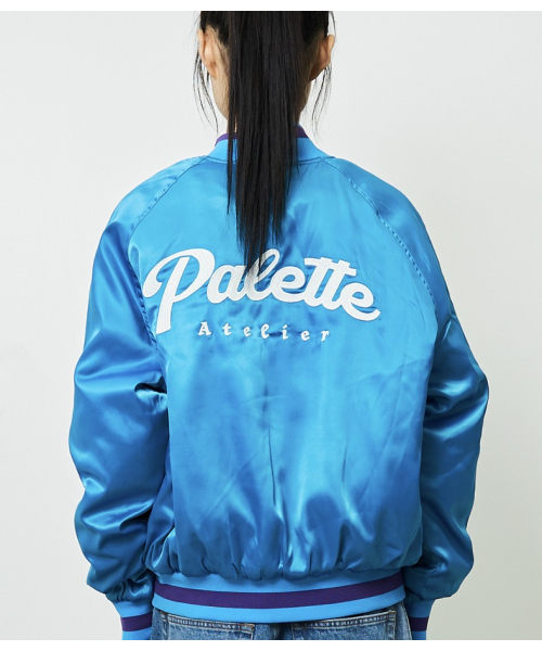 セール】PALETTE VARSITY JACKET(MINT)（スタジャン）｜chancechance