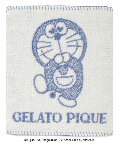 gelato pique（ジェラートピケ）の「【ドラえもん】ハンドタオル（ハンカチ/ハンドタオル・レディース・ブルー/レッド・F）」の6枚目の写真