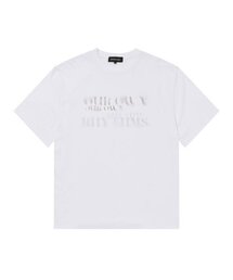 WOOALONG | Pigment over fit graphic T-shirt - WHITE(Tシャツ/カットソー)