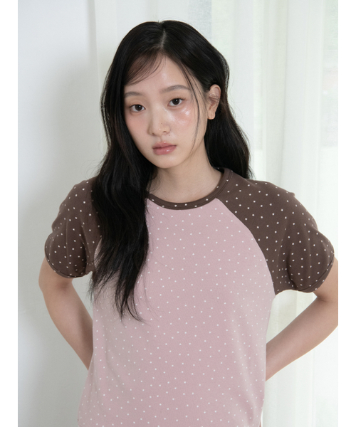 OAFISH（オアフィッシュ）の「MINI STAR RAGLAN T-SHIRT, PINK（Tシャツ/カットソー・レディース・その他・ONE SIZE）」の3枚目の写真