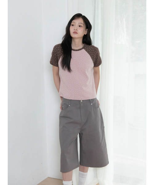 OAFISH（オアフィッシュ）の「MINI STAR RAGLAN T-SHIRT, PINK（Tシャツ/カットソー・レディース・その他・ONE SIZE）」の5枚目の写真