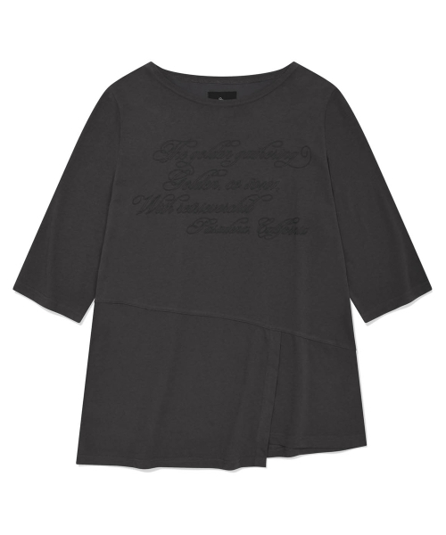 Retriever Club（レトリーバークラブ）の「CUT LINE LONG SLEEVE [CHARCOAL GRAY]（Tシャツ/カットソー・レディース・その他・FREE）」の2枚目の写真