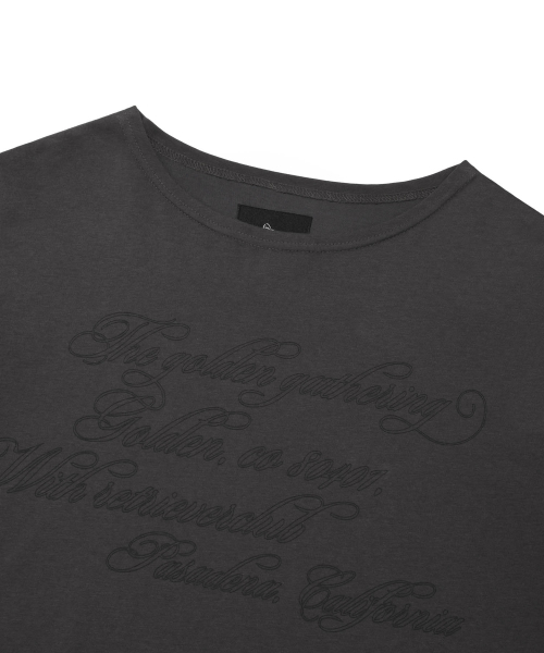 Retriever Club（レトリーバークラブ）の「CUT LINE LONG SLEEVE [CHARCOAL GRAY]（Tシャツ/カットソー・レディース・その他・FREE）」の4枚目の写真