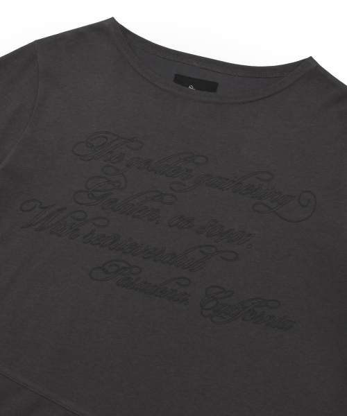 Retriever Club（レトリーバークラブ）の「CUT LINE LONG SLEEVE [CHARCOAL GRAY]（Tシャツ/カットソー・レディース・その他・FREE）」の5枚目の写真