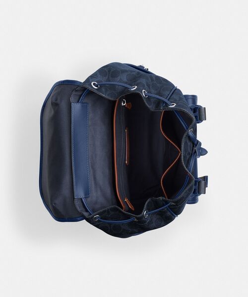 COACH（コーチ）の「リーグ フラップ バックパック・ミックスド