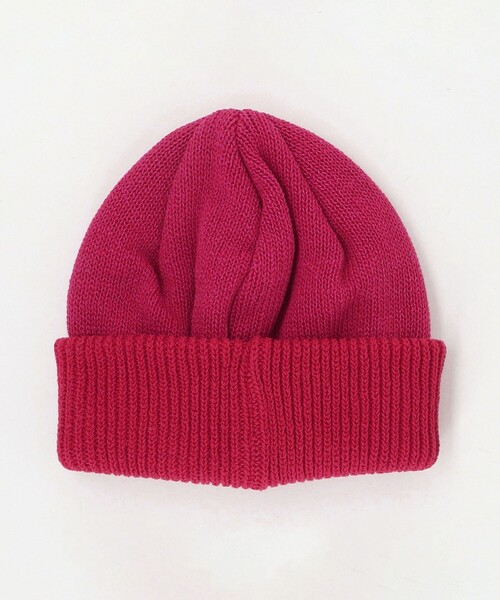 Nine Tailor（ナインテイラー）の「＜Nine Tailor＞DAY FLOWER ワッチ キャップ（ニットキャップ/ビーニー・メンズ・ブラック/レッド・FREE）」の3枚目の写真