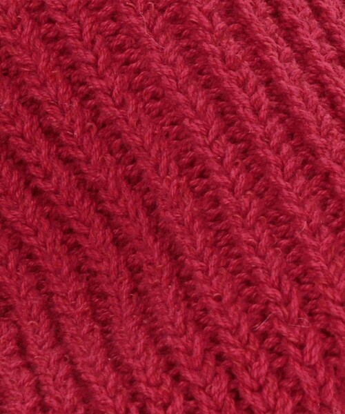 Nine Tailor（ナインテイラー）の「＜Nine Tailor＞DAY FLOWER ワッチ キャップ（ニットキャップ/ビーニー・メンズ・ブラック/レッド・FREE）」の5枚目の写真