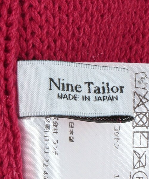 Nine Tailor（ナインテイラー）の「＜Nine Tailor＞DAY FLOWER ワッチ キャップ（ニットキャップ/ビーニー・メンズ・ブラック/レッド・FREE）」の8枚目の写真