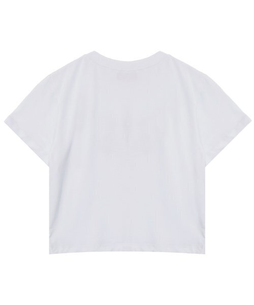 HIGH SCHOOL DISCO(ハイスクールディスコ)の「ウェーブアロハクロップTシャツ_ホワイト(Tシャツ/カットソー・レディース・その他・FREE)」の3枚目の写真