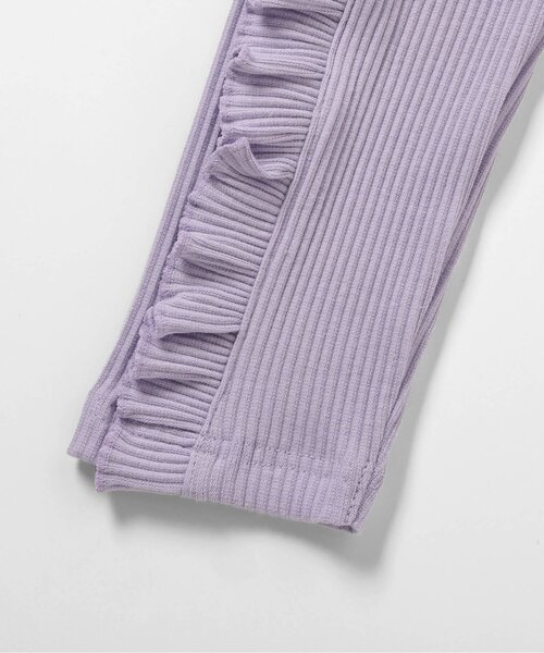 apres les cours（アプレレクール）の「サイドフリルレギンス/7days Style pants（その他パンツ・キッズ・ラベンダー/ライトグレー/アイボリー・110/100/90/80/130/120）」の17枚目の写真