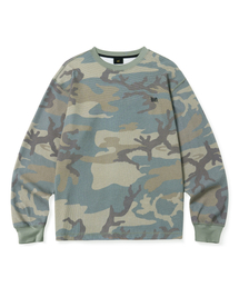 BROWNBREATH（ブラウンブレス）の「TAG CAMOUFLAGE WAFFLE LONGSLEEVE - KHAKI（Tシャツ/カットソー）」